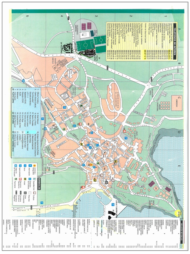 Mapa Callejero de Candás | PDF