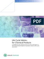 Chemical Sector Life Cycle Metrics Guidance