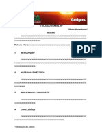 Resumo trabalho pesquisa materiais métodos