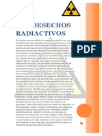 Qué Es Un Residuo o Desecho Radiactivo