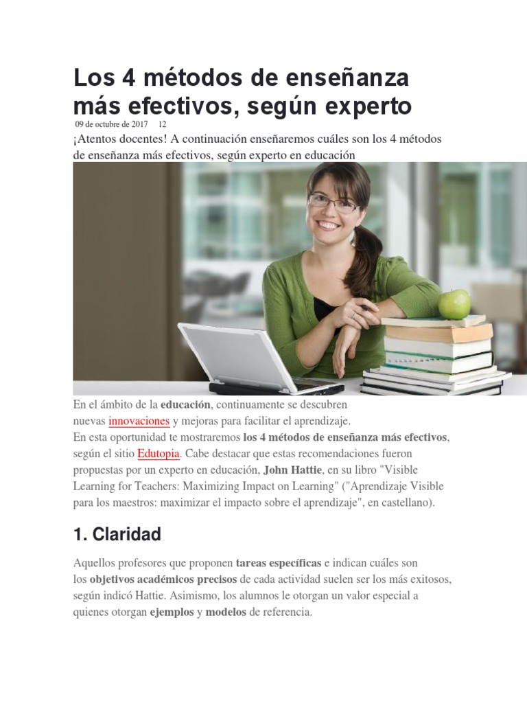 Metodos De Enseñanza Descargar Gratis Pdf Teoria De La Mente Maestros