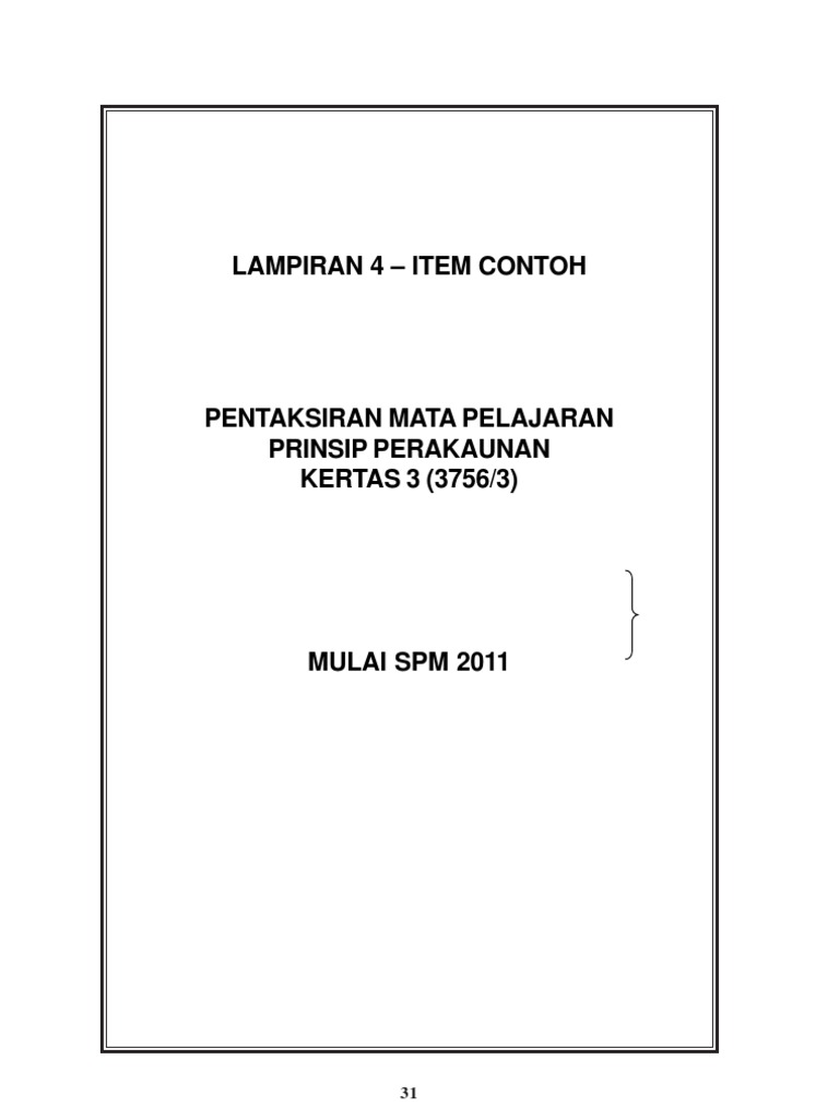 Kertas 3 Item Contoh (Prinsip Akaun)