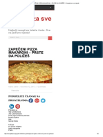 Zapečeni Pizza Makaroni - Prste Da Poližeš - Recepti Za Sve Prigode