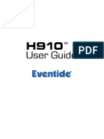 H910 Single and Dual Harmonizer User Guide