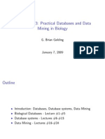 Biology 2YY3: Practical Databases and Data Mining in Biology