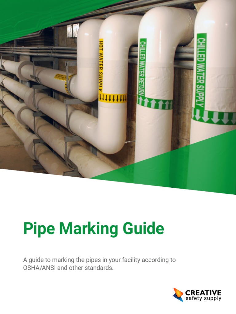 Pipe marking guide Firefighting Safety