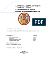 Calculo de La Propiedad Termofisica de Alimento