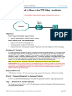 7.2.1.8 Lab - Using Wireshark To Observe The TCP 3-Way Handshake - ILM