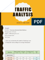 Traffic Analysis: Amani N.Abu Zaid