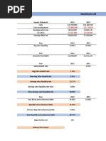 Davelouis LTD: Sales $24,750,000 $25,368,750 Costs and Expenses $8,910,000 $9,640,125 Tax (25%) $6,682,500 $7,230,094