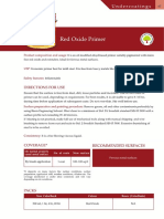 Berger Metal Primer Zinc Chromate Red & Yellow Oxide - Trinidad - 012016 - Pds - 6518