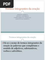 Termos Integrantes