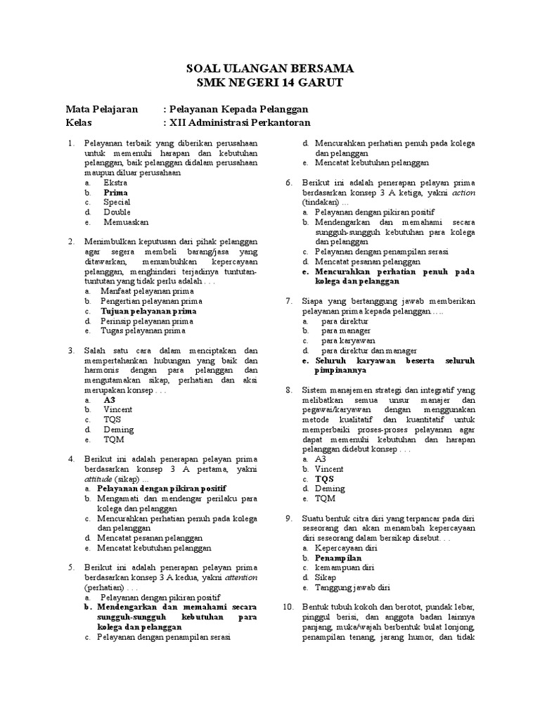 Soal Pts Pkp S1