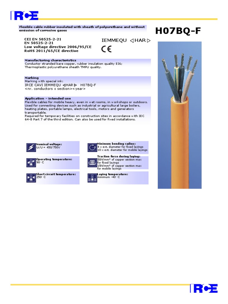 H07bq F Eng Pdf Insulator Electricity Electrical Conductor