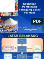 Direktorat Bina Produksi dan Distribusi Kefarmasian: Perizinan PBF dan Perubahannya