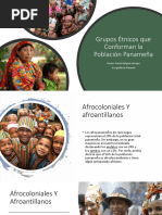 Grupos Étnicos Que Conforman La Población Panameña