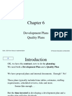 Development Plans Quality Plans: Galin, SQA From Theory To Implementation © Pearson Education Limited 2004
