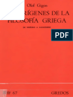 Gigon, Olof - Los Orígenes de La Filosofía Griega de Hesíodo a Parménides