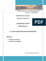 Portafolio 4 (Gestion de Costos)