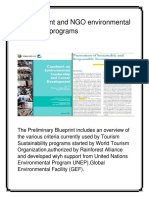 Government and NGO Environmental Protection Programs