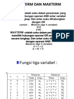 MINTERM DAN MAXTERM