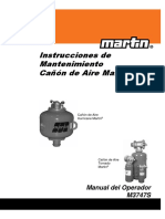 CAÑON de AIRE MARTIN Mantenimiento M3747-Esp