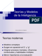 Teorias y Modelos de La Inteligencia