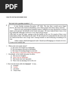 Soal Try Out Big November 2018