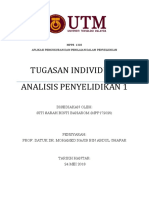 Analisis Penyelidikan 1