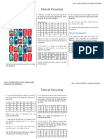 Tablas de Frecuencias Ejercicios Propuestos PDF