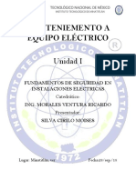 Manteniemento a Equipo Eléctrico