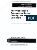 Abbreviations Acronyms For Use On Drawings Related Documents