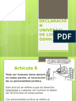 Declaración Universal de Los DDHH