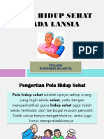 Pola Hidup Sehat Pada Lansia