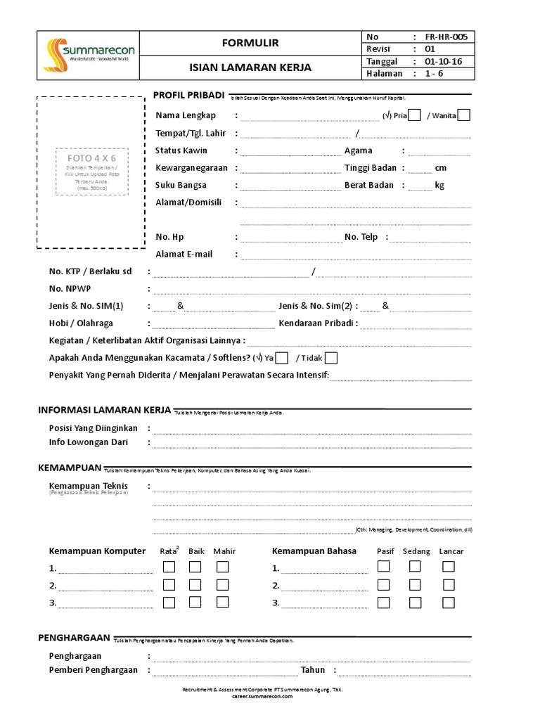005.Form Isian Lamaran Kerja Rev 01 feb 17-1.pdf