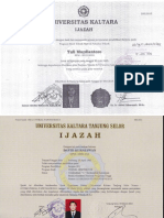 Dokumken Ijazah Yuli M, David K, Endah W, Hanik A PDF