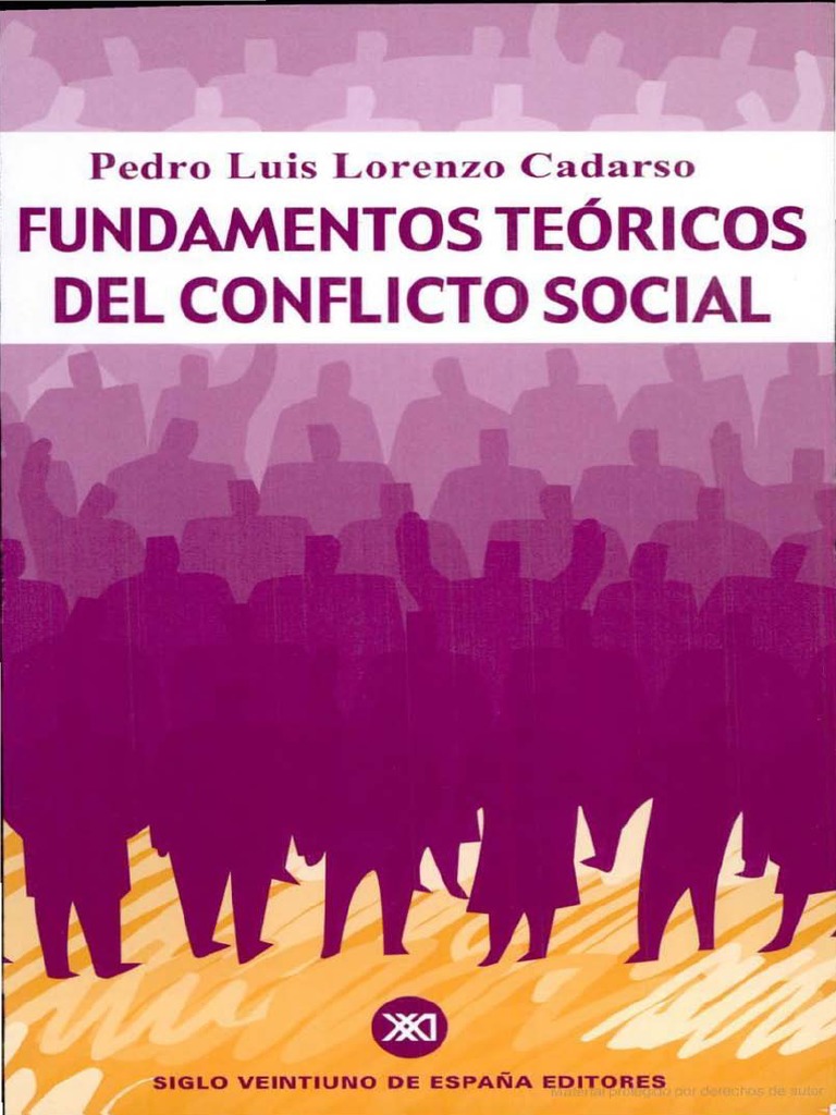 Libro. FundamentosTeoricosDelConflictoSocial.pdf marxismo Conflicto social