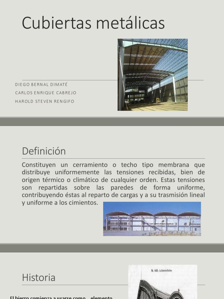 Cubiertas metálicas: características, tipos, ventajas, desventajas y ...