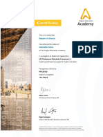 Certificate Afhea