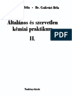 Dr. Lengyel Bela - Szervetlen Kemiai Praktikum 2 PDF
