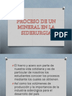PROCESO DE UN MINERAL EN LA SIDERURGIA.pptx