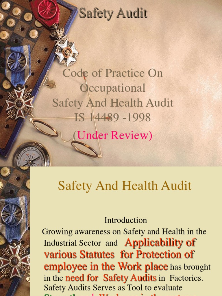 Safety Audit. PDF Audit Safety