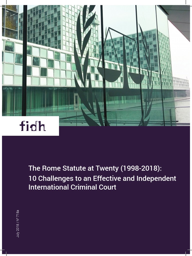 The Rome Statute at Twenty (1998-2018) | PDF | International Criminal ...