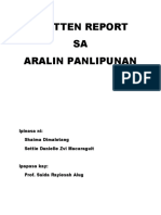 Written Report Arpan
