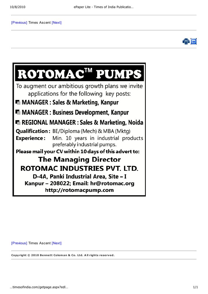ROTOMAC | PDF