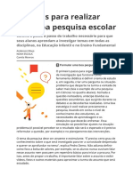 5 Etapas para Realizar Uma Boa Pesquisa Escolar