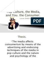 Consumerism and The Media REVISION!