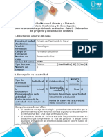 Guía de Actividades y Rúbrica de Calificación - Fase 3 - Elaboración Del Proyecto y Consolidación de Datos (1)