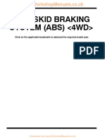 Anti-Skid Braking System (Abs) : Click On The Applicable Bookmark To Selected The Required Model Year