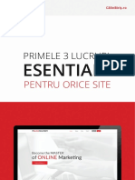 3 Lucruri Esențiale Pentru Orice Site PDF